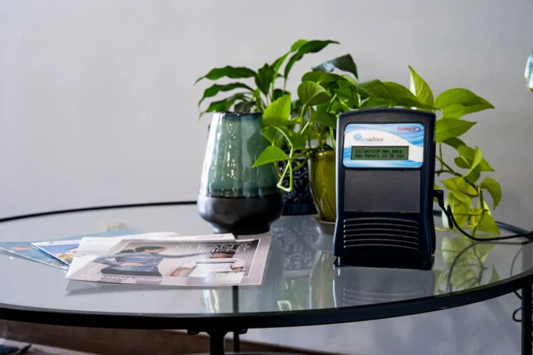 Lennox AirAdvice monitoring indoor air quality