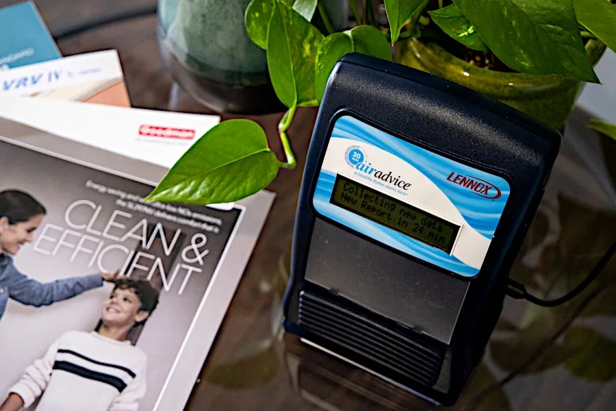 indoor air quality meter test